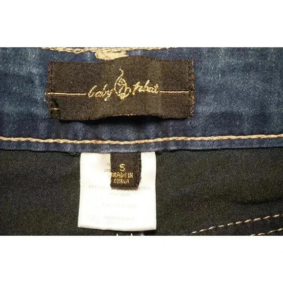 Vintage Baby Phat Y2K Single Stitch Pleated jeans Size 5 . Rhinestone Girlie - Picture 6 of 12